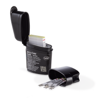 Accu-Chek Snap Container for Used Diabetic Blood Glucose Test Strips (Pack of 5)